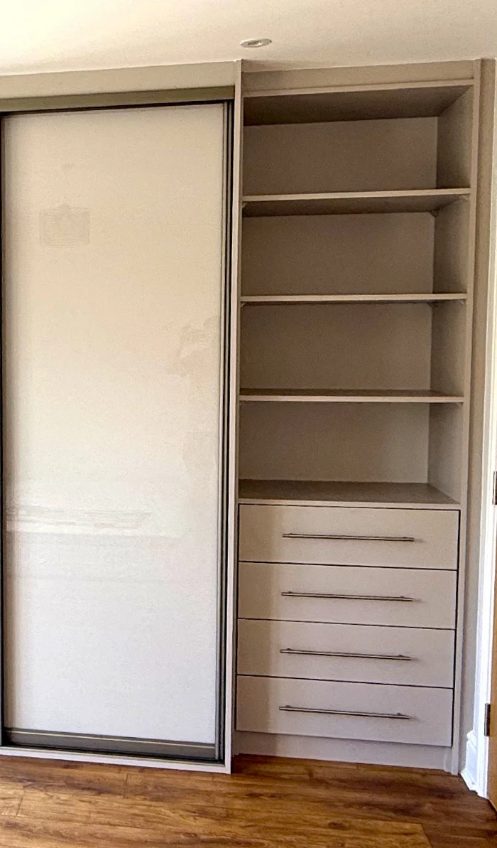 External Drawers and Shelves